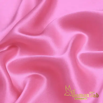 High Quality Pink Silk Fabric Exportation
